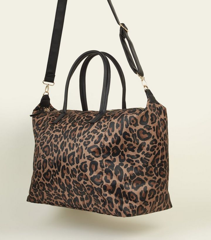 Brown Leopard Print Bag New Look The Look