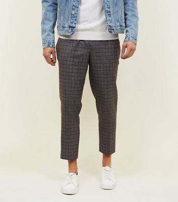 smart checked jogger