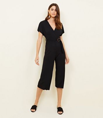 ribbed belted jumpsuit