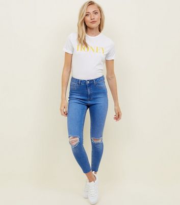 new look super skinny high waisted jeans