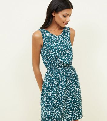 new look shirred waist dress