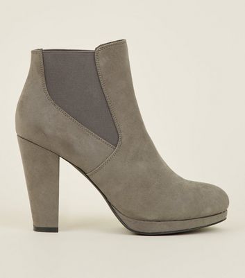 Women's Grey Boots | Grey Ankle & Heeled Boots | New Look