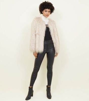 Shaggy jacket outlet new look