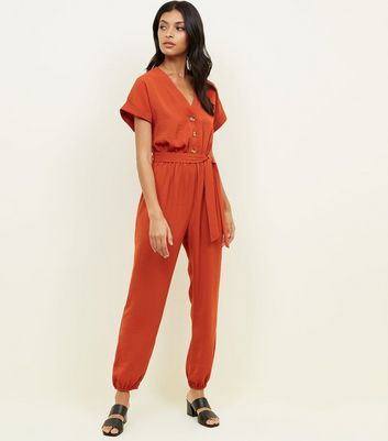 new look linen look jumpsuit