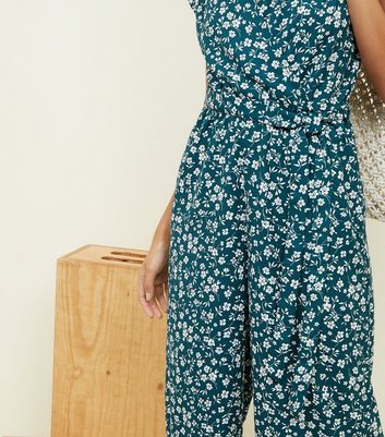 ditsy print jumpsuit