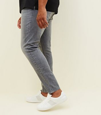 plus size grey skinny jeans