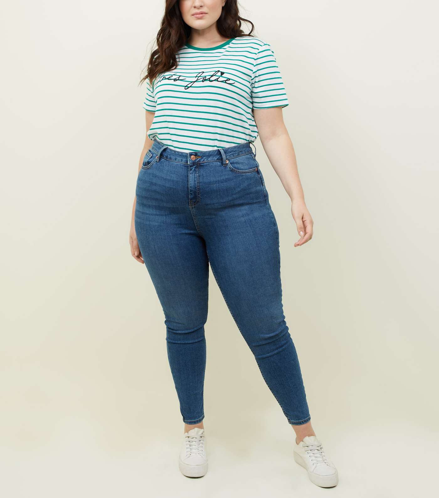 Curves Blue 'Lift & Shape' Jenna Skinny Jeans