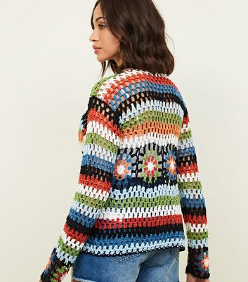 multi coloured cardigan
