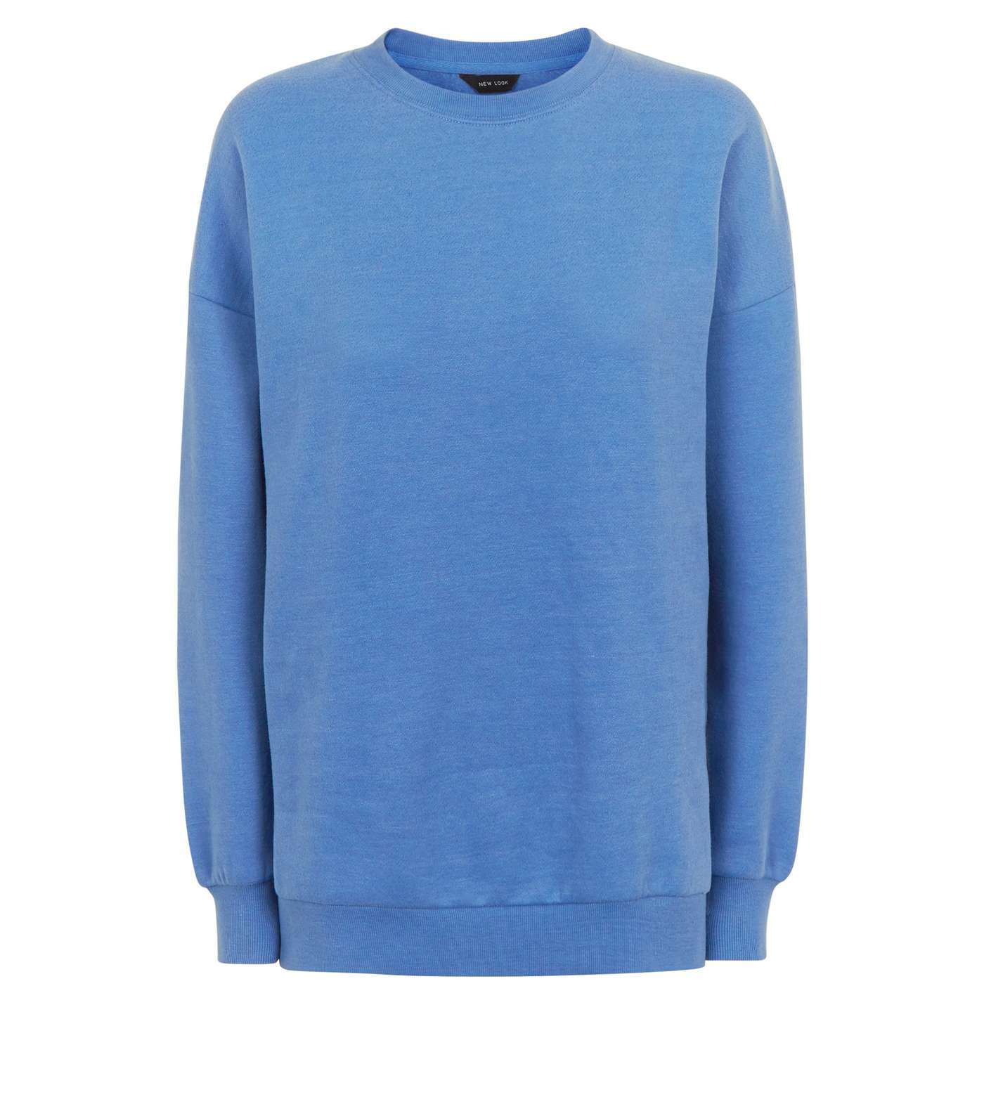 Bright Blue Oversized Sweatshirt Image 4