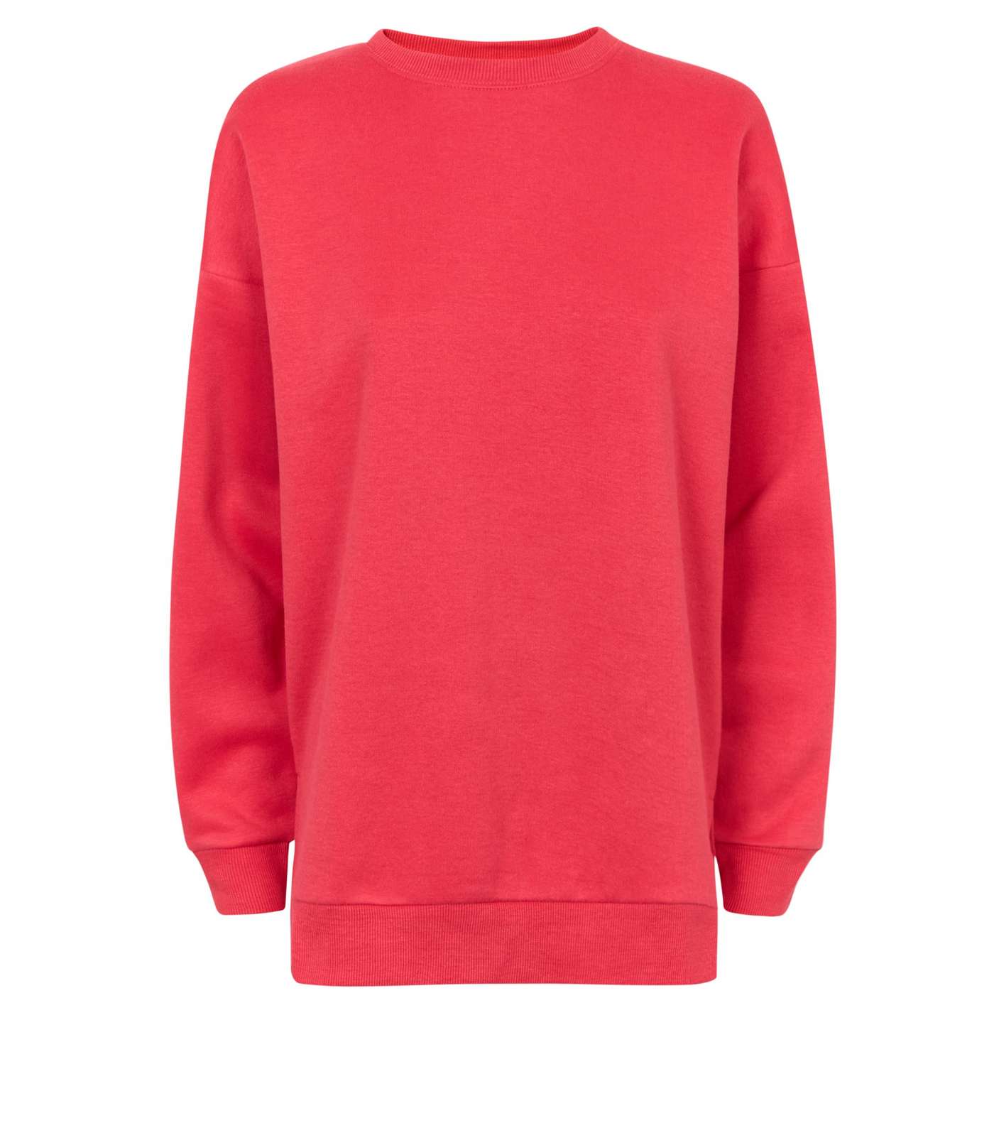 Deep Pink Oversized Sweatshirt Image 4