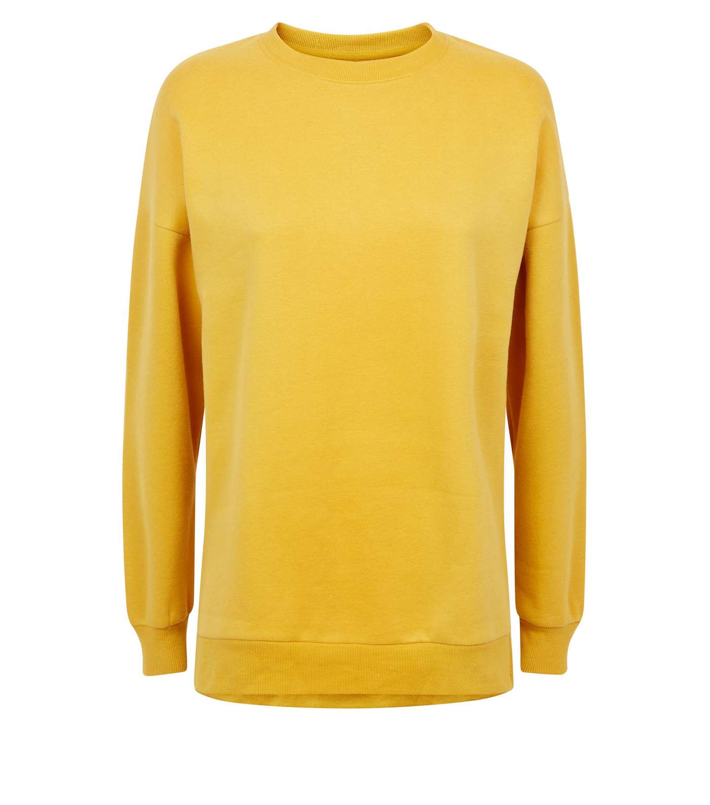 Mustard Oversized Sweatshirt Image 4
