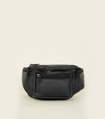 leather look bum bag