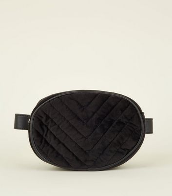 black velvet bum bag