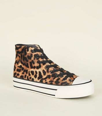 leopard print hi tops