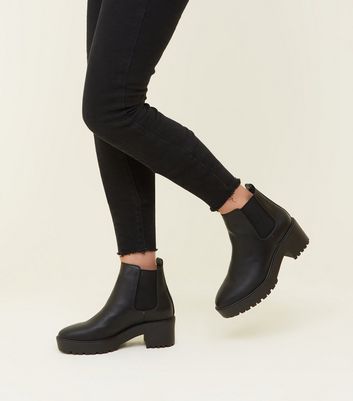 womens chunky chelsea boots uk