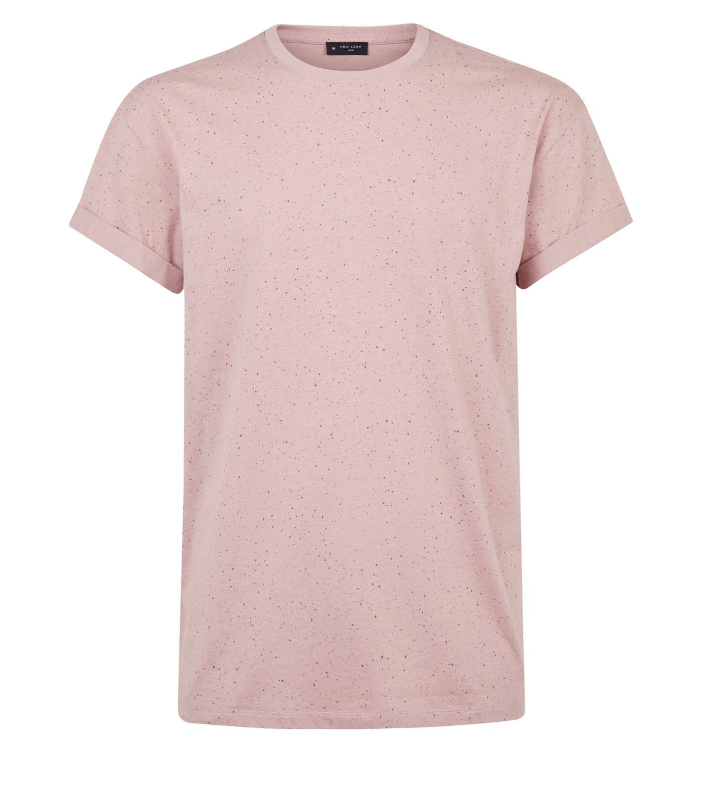 Pink Spray Wash T-Shirt Image 4