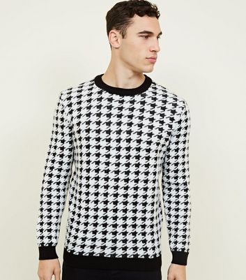 houndstooth jumper