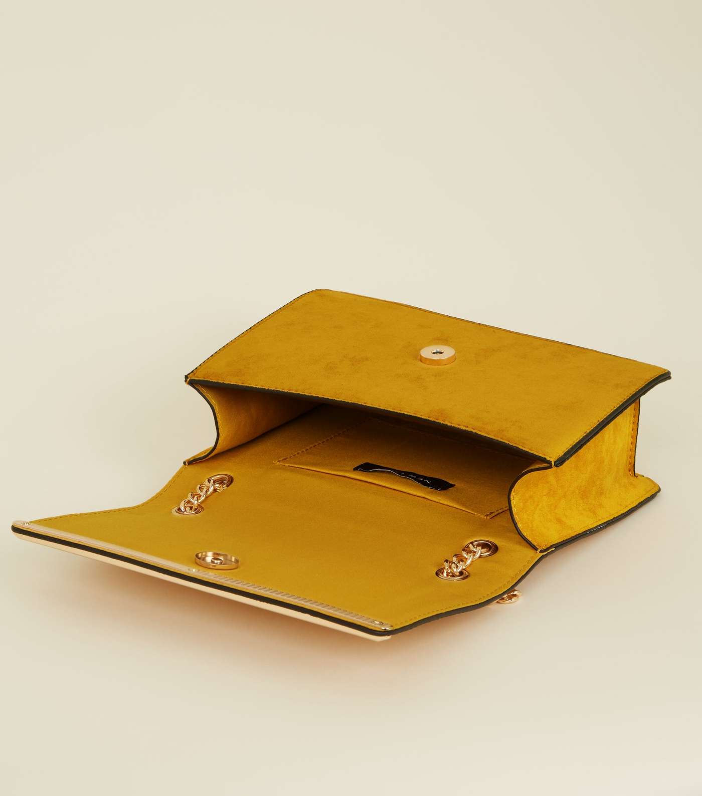 Mustard Chain Strap Shoulder Bag Image 5