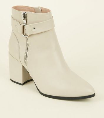 Cream boots hot sale new look