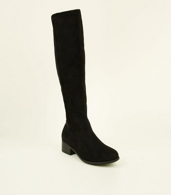 Long black 2025 boots for girls