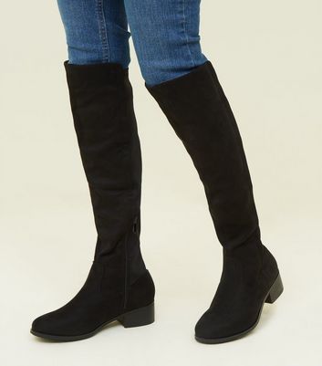 Girls knee clearance boots