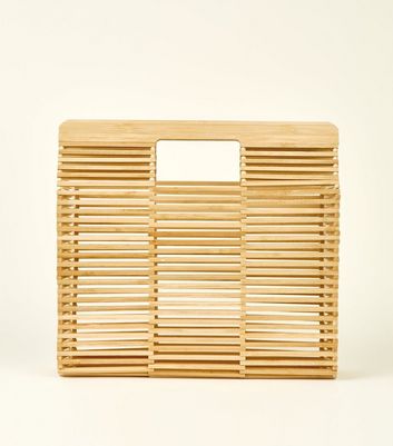 new look wooden bag