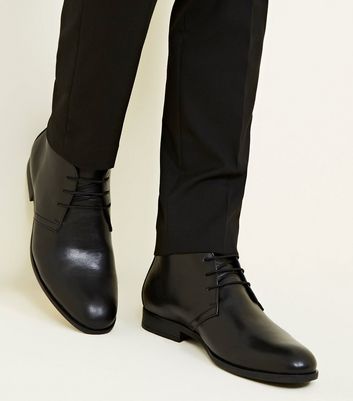 Black Formal Chukka Boots | New Look
