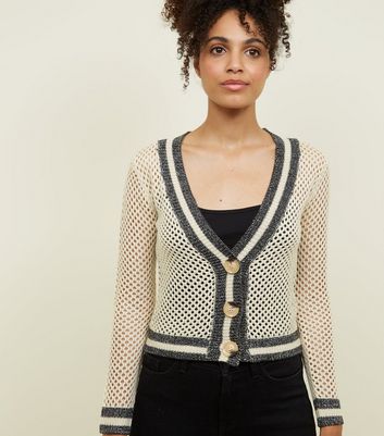 mesh cardigan