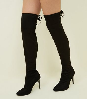 almond toe over the knee boots