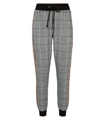 checked joggers womens