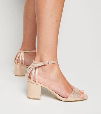 wide fit caged heels