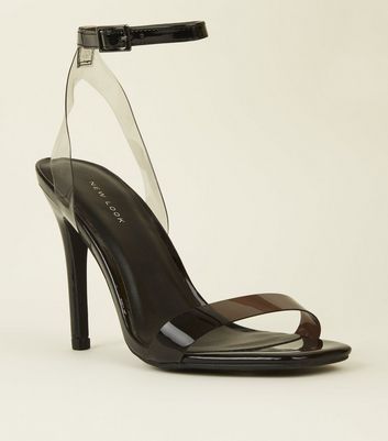 new look clear strap heels