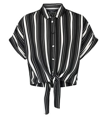 black and white striped shirt for girls