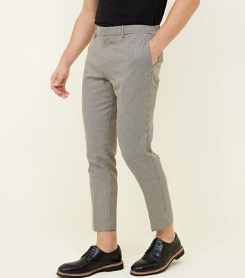 Buy Men Black Check Slim Fit Formal Trousers Online  586913  Peter England