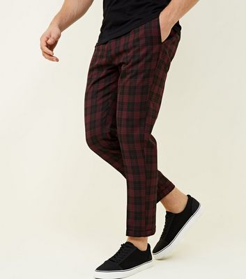 Mens Plaid Printed Slim Fit Pants New Casual Fashion Fit Slim Office  Trousers - Walmart.com