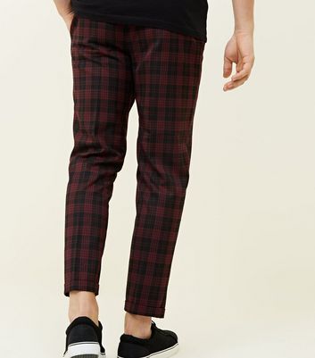 Blue and Red Tartan Trousers  El Ganso