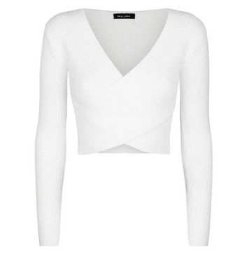 wrap crop jumper