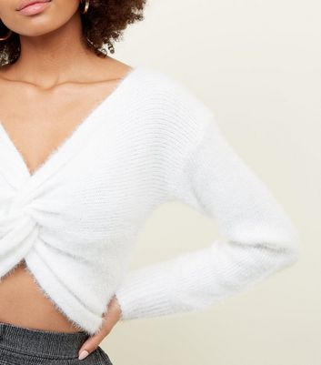 White twist 2025 front jumper