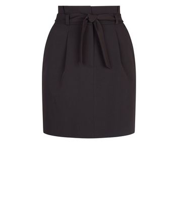 New look black paperbag skirt best sale