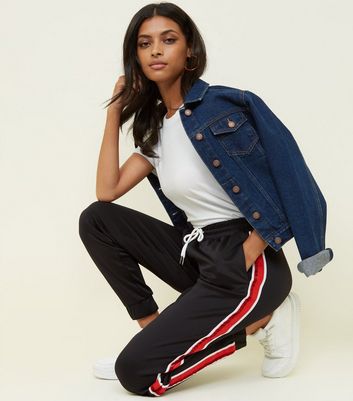 new look denim joggers