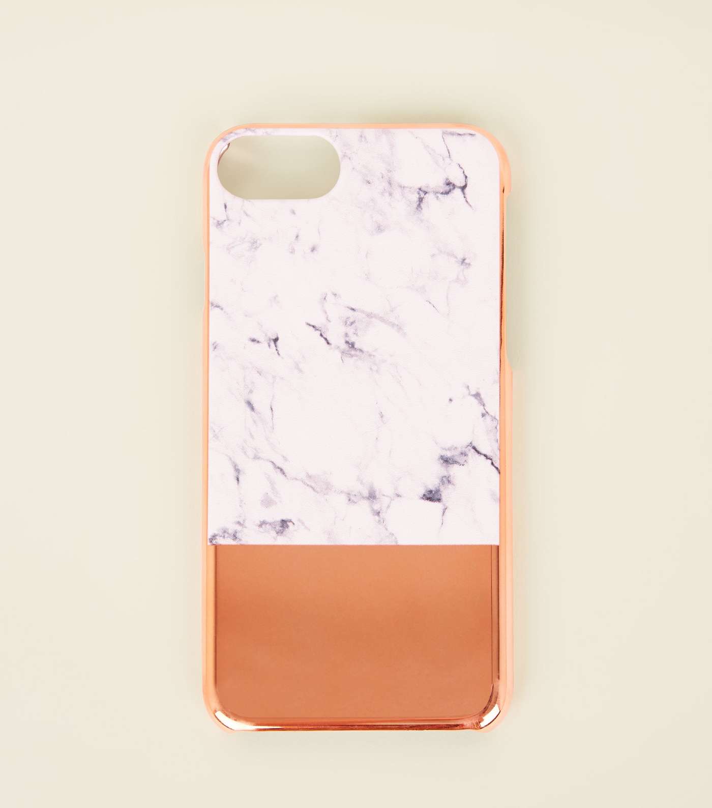 Rose Gold and Marble Effect iPhone 6/6s/7/8 Case