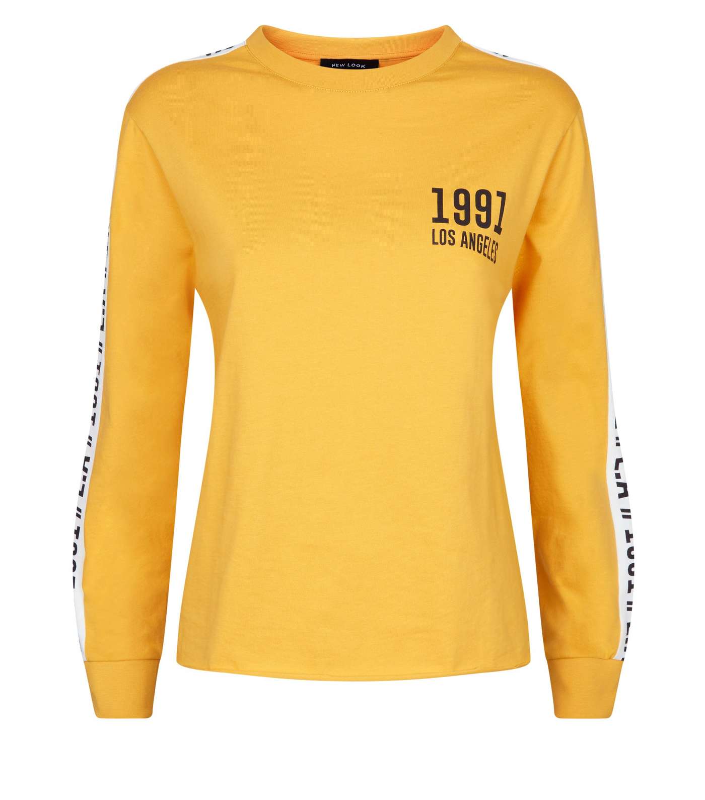 Mustard 1991 Logo Long Sleeve T-Shirt Image 4