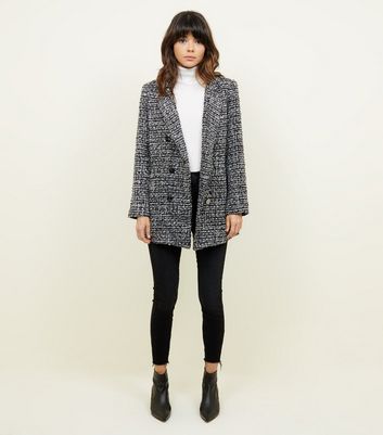 New look tweed 2025 jacket womens