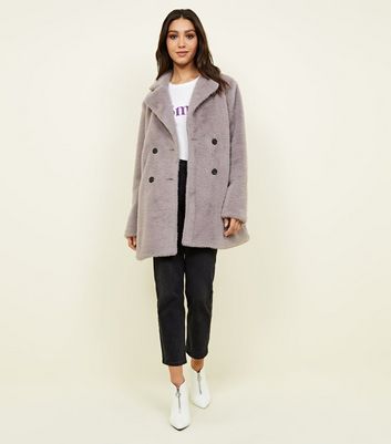 new look lilac coat