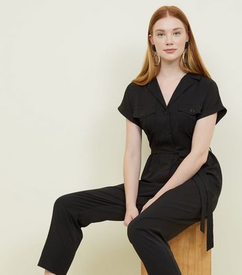 new look utility button through jumpsuit