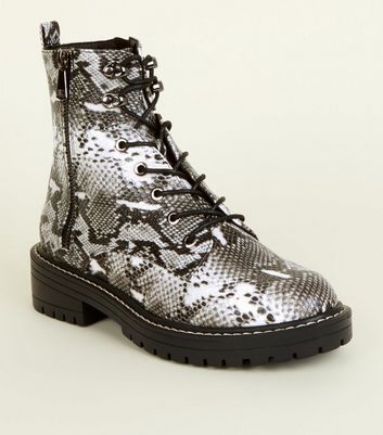 new look snake boots