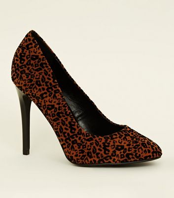 new look shoes leopard print
