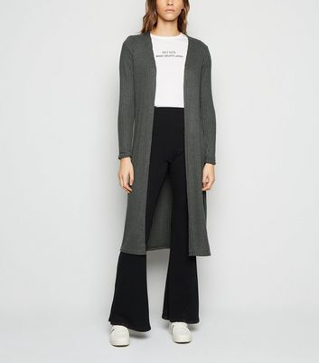 new look khaki cardigan