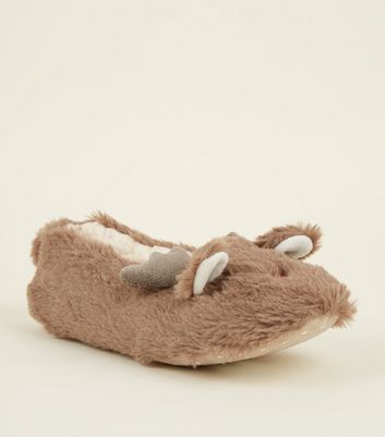 womens reindeer slippers