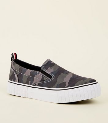 chunky slip on trainers